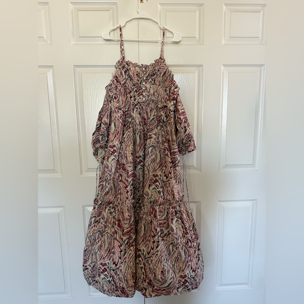 House of Harlow 1960 Teresa Purple Smocked Dress